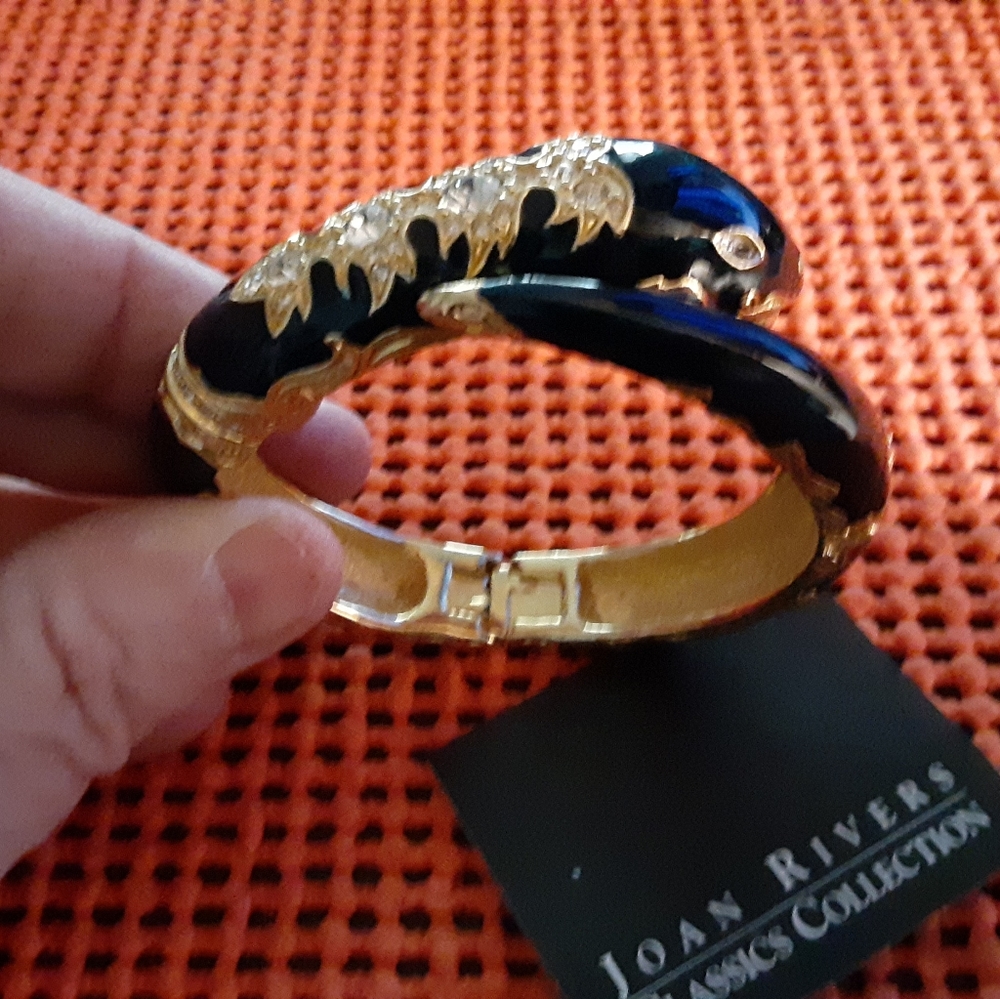 Joan Rivers snake bracelet new